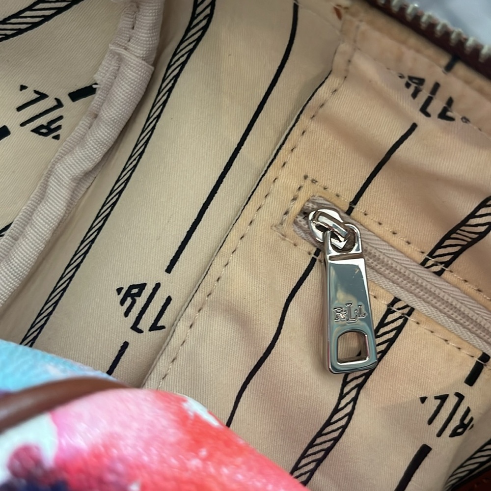 Floral Leather Satchel
Ralph lauren's - Picture 7 of 8